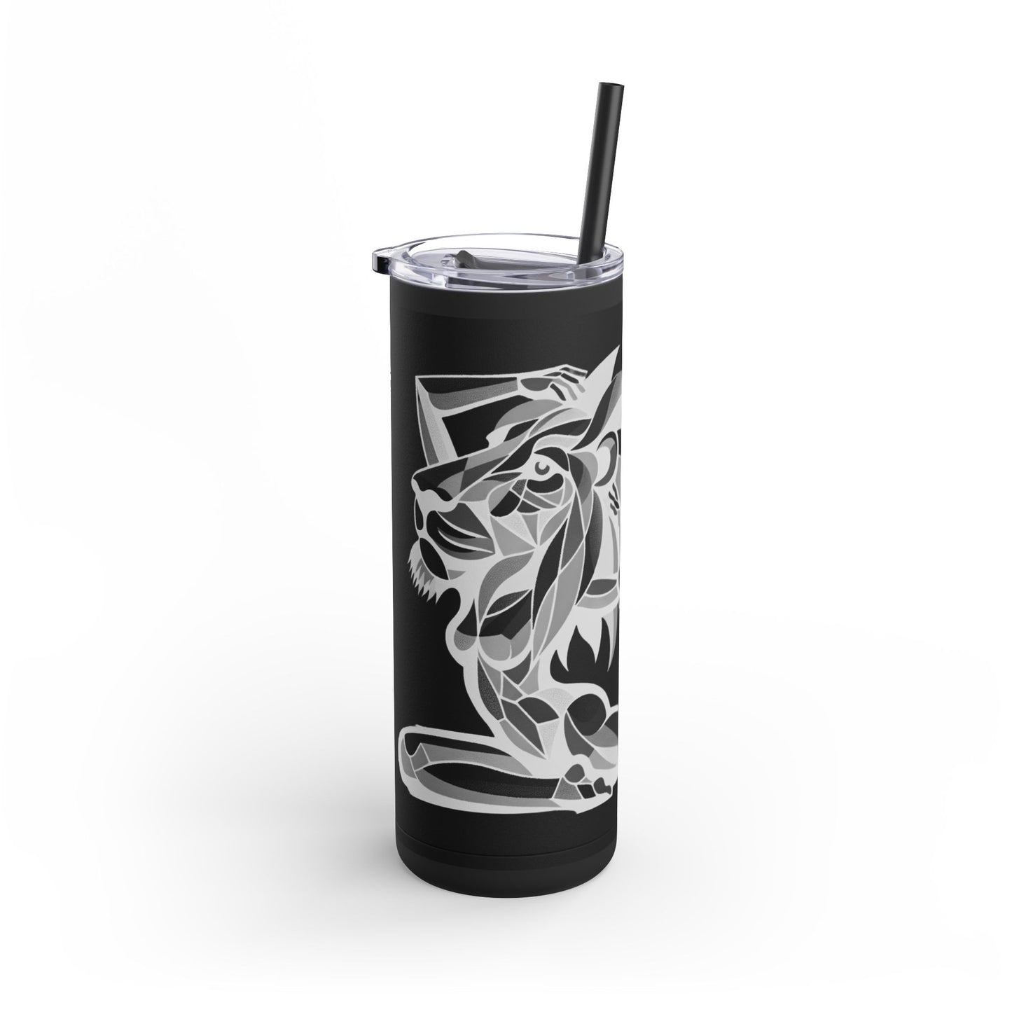 LEO Lioness of the Mat - Maars Maker Skinny Matte Tumbler, 20oz