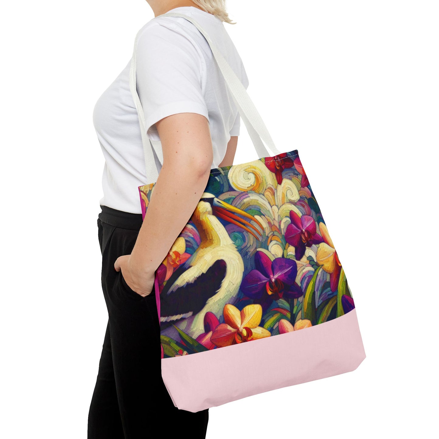 AQUARIUS Artful Art Gifted Yoga Weekender Bag Aquarius Personal Tote Bag Personal-Tote-Gift Astrology Gifte d for Aquarius Birthday Tote Bag