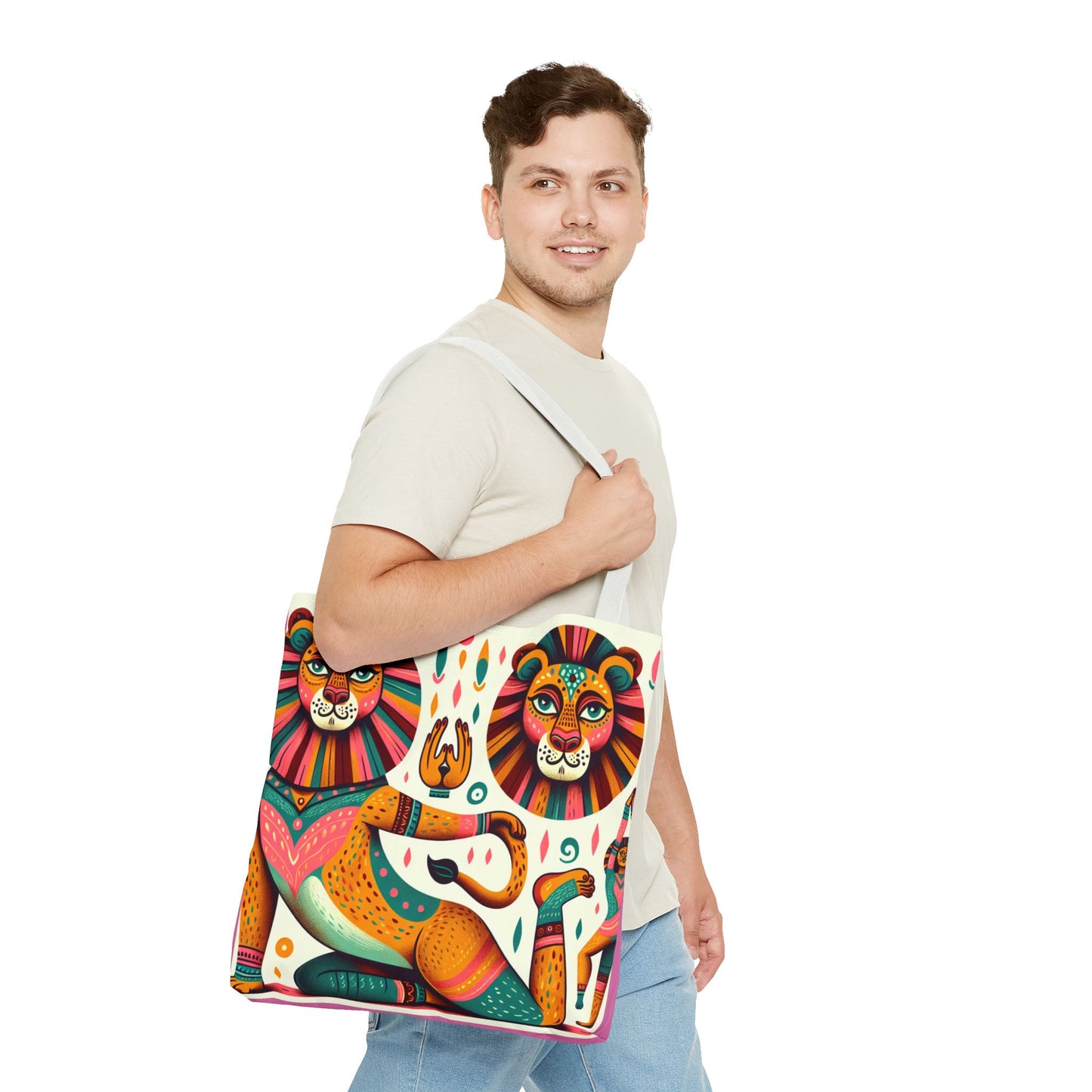 LEO POP ART Artful Art Gifted Yoga Weekender Bag Leo Personal Weekender Tote Bag Personal-Tote-Gift Astrology Gifte d for Leo Birthday