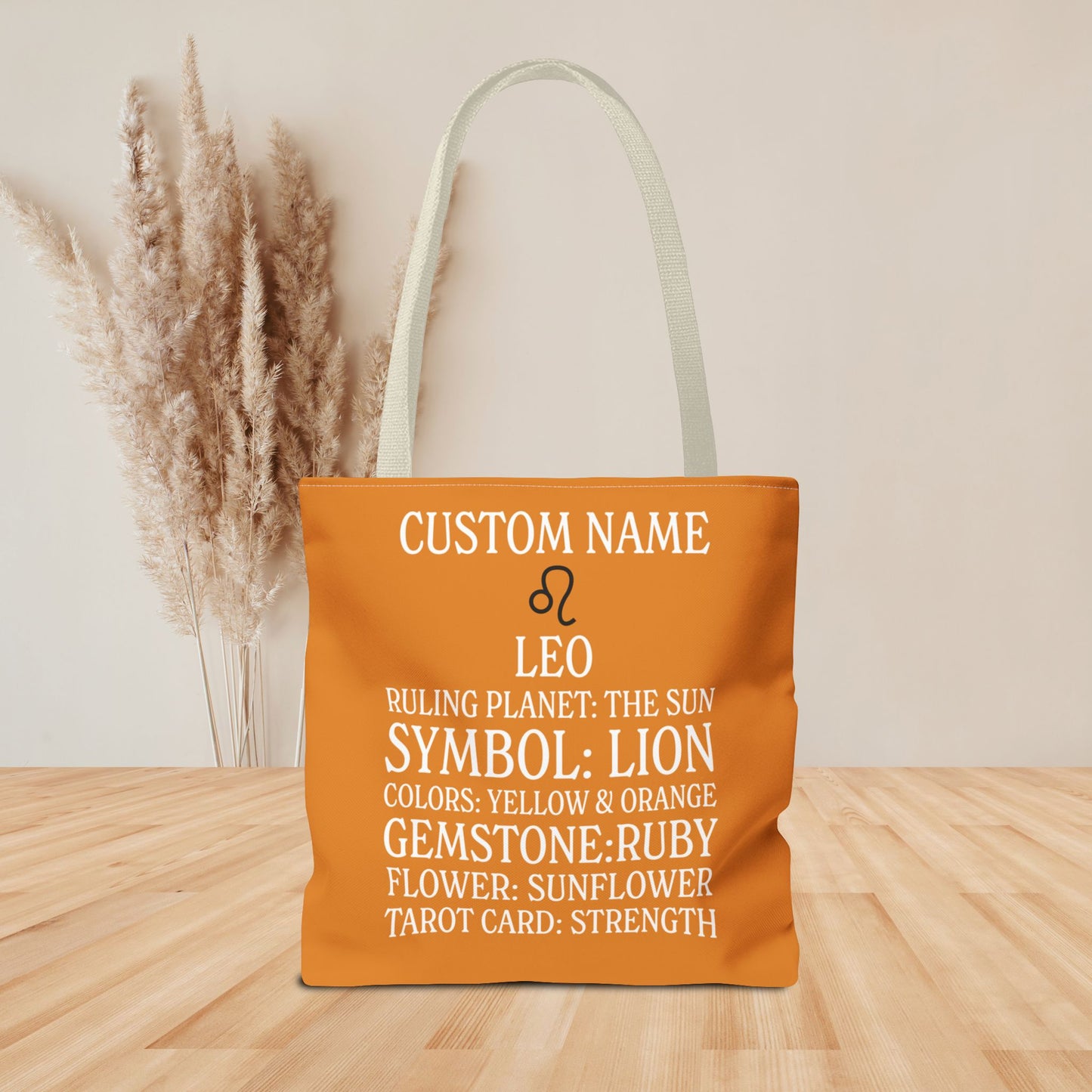 Custom Name LEO Tote Bag