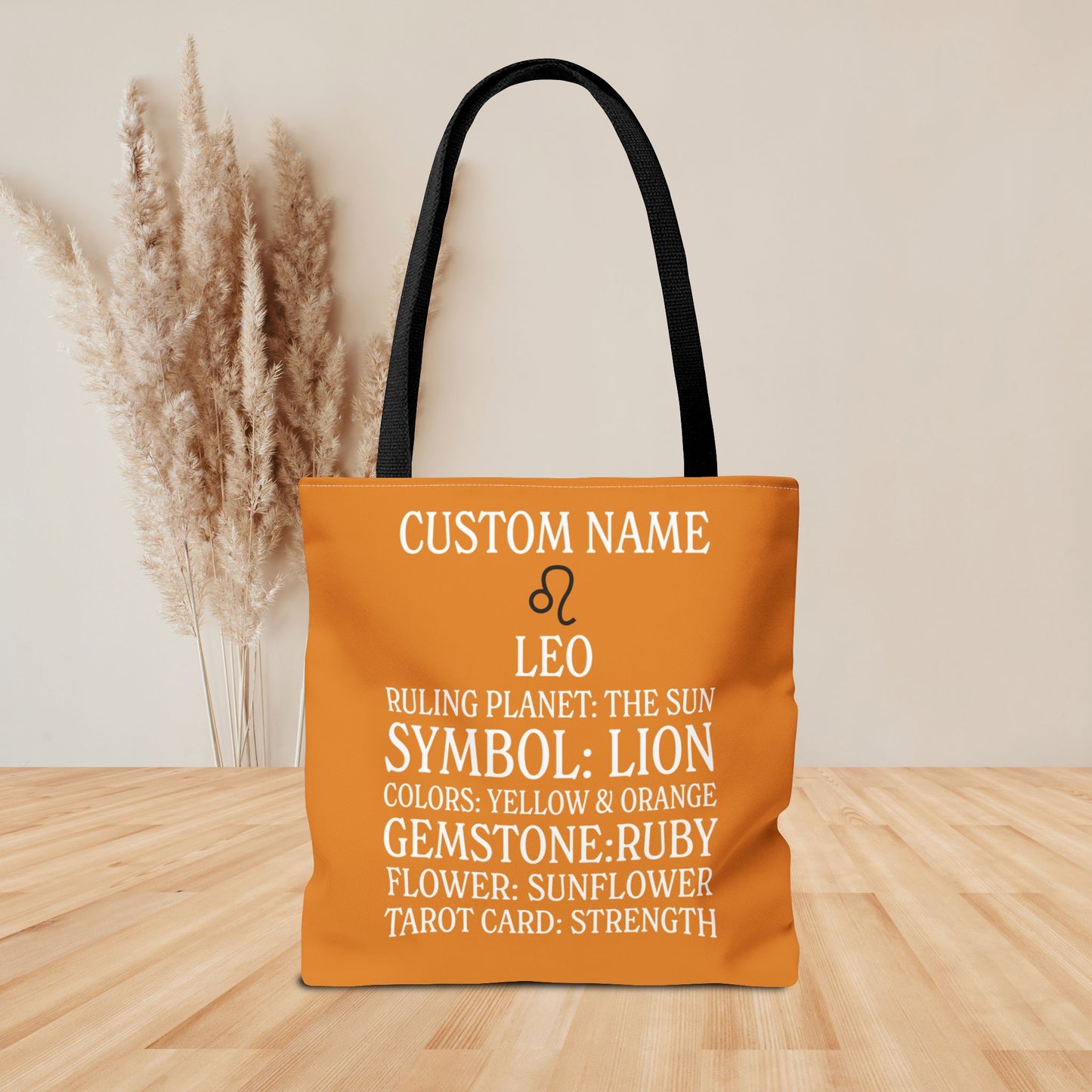 Custom Name LEO Tote Bag