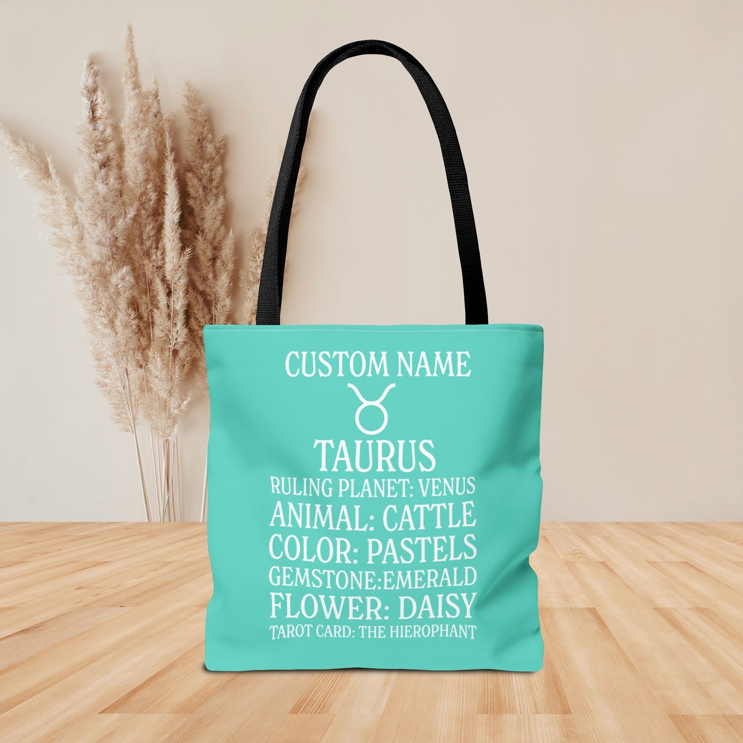 Custom Name TAURUS Tote Bag