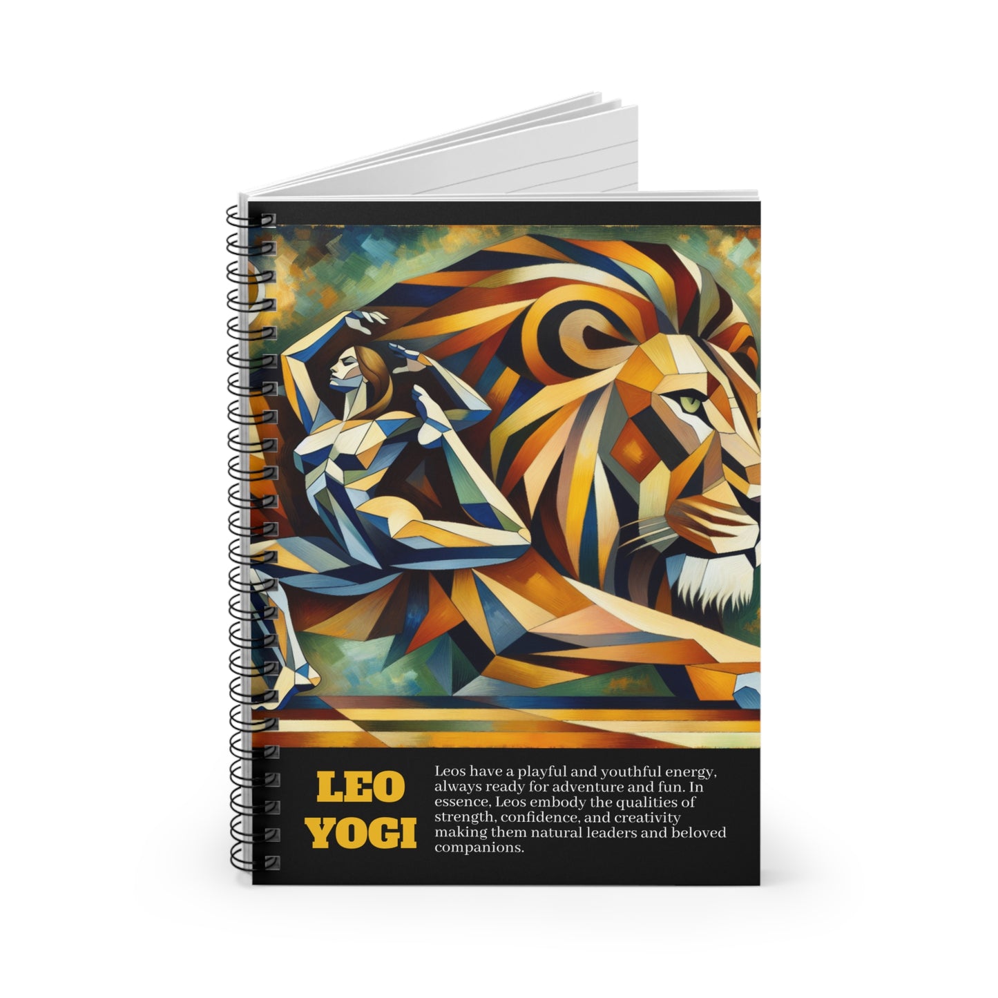 Leo Yogi Spiral Notebook - Ruled Line