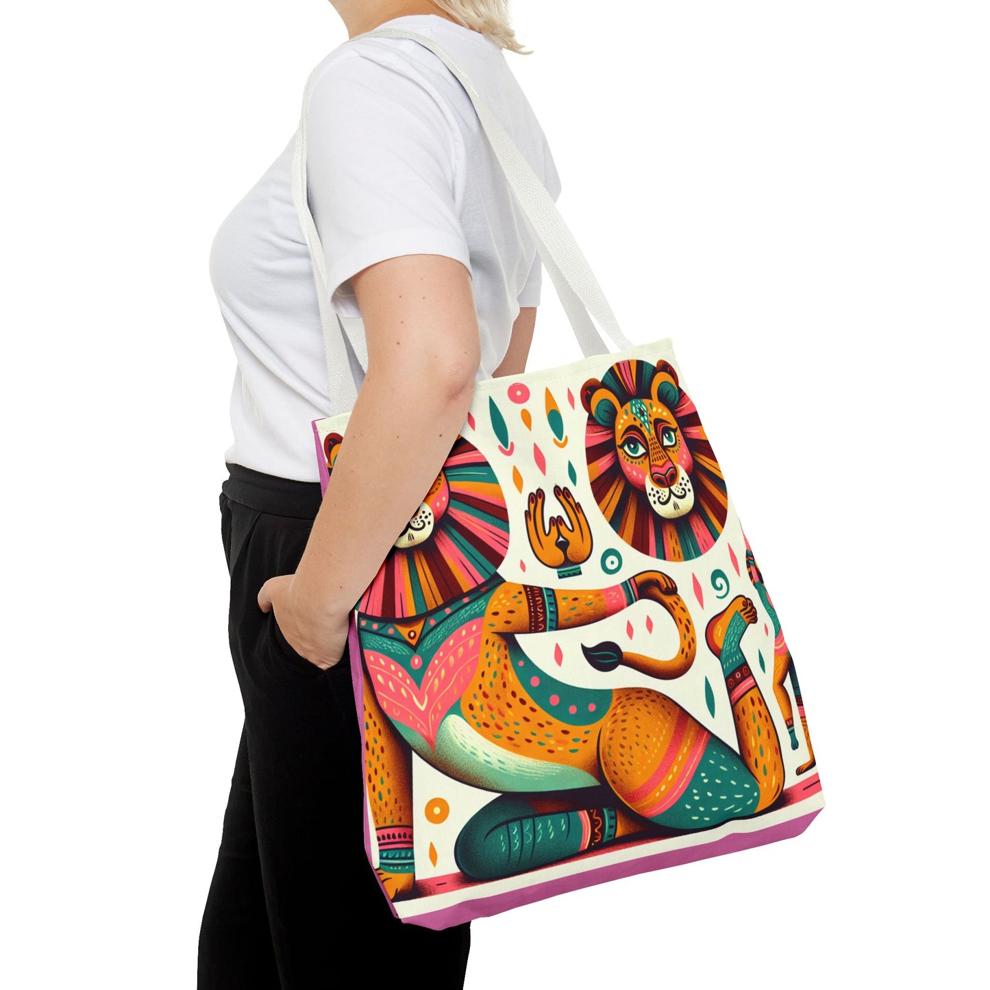 LEO POP ART Artful Art Gifted Yoga Weekender Bag Leo Personal Weekender Tote Bag Personal-Tote-Gift Astrology Gifte d for Leo Birthday