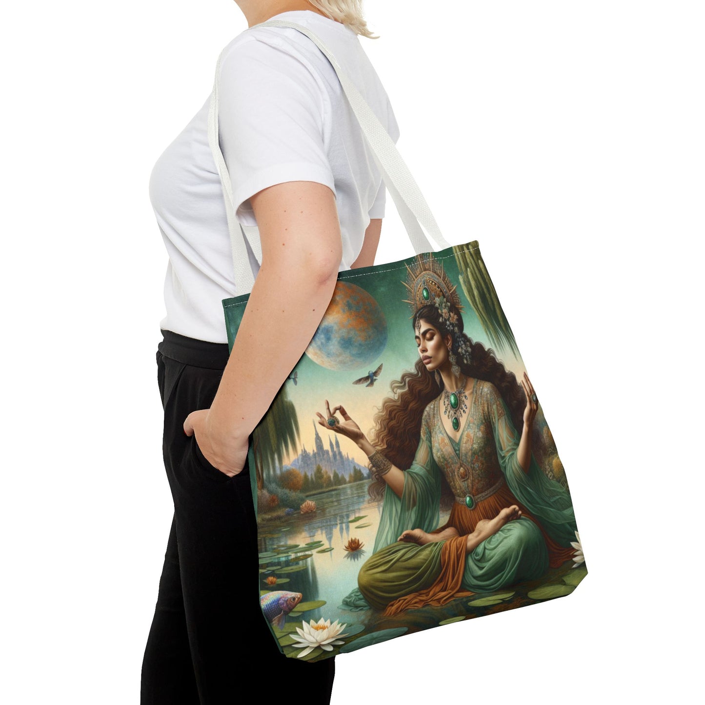 Custom Name Pisces Tote Bag