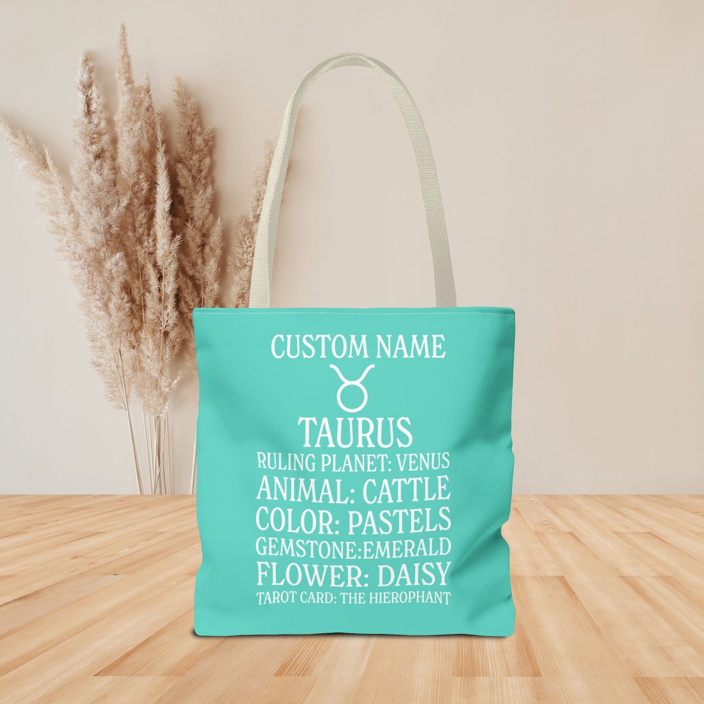 Custom Name TAURUS Tote Bag