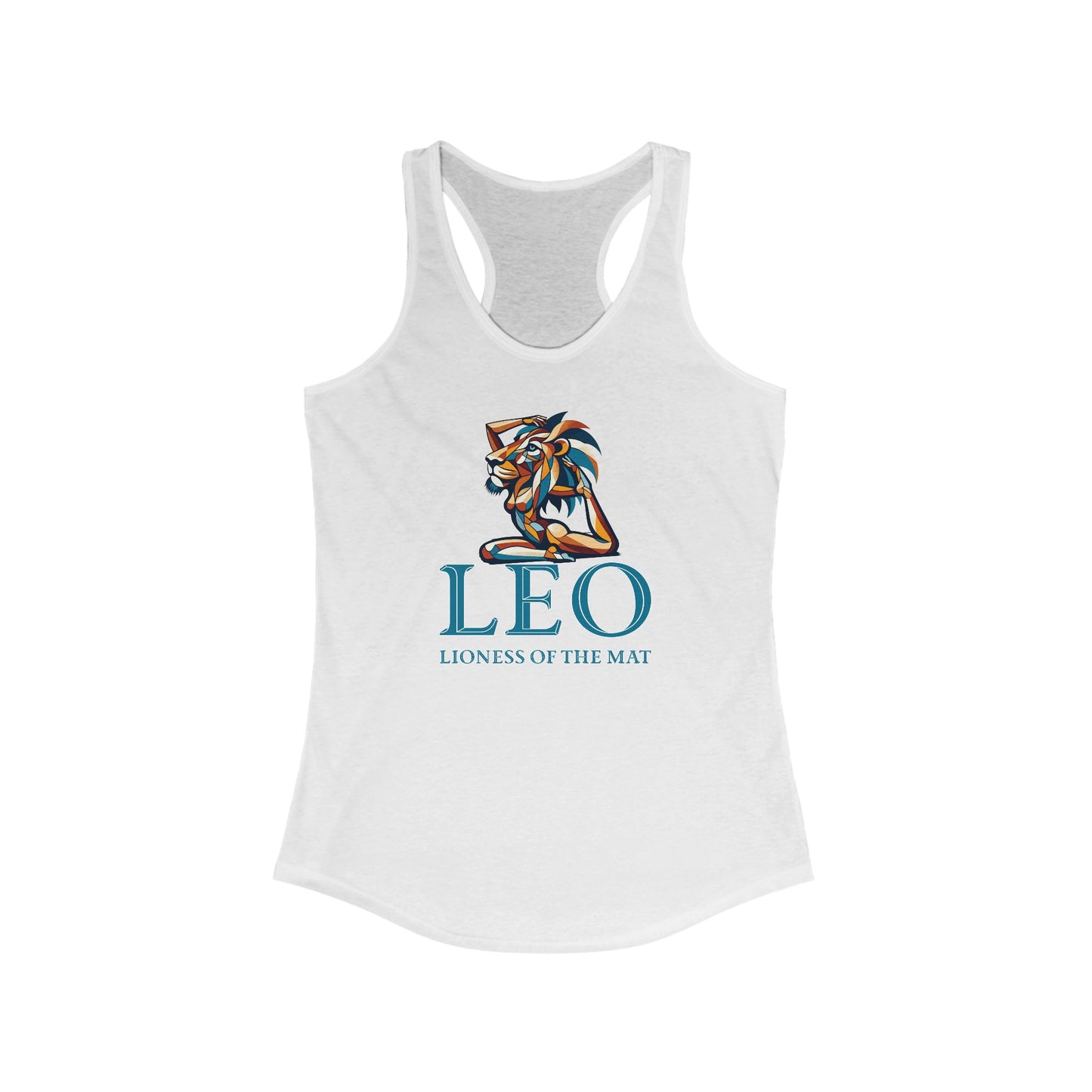 Leo Lioness of the Mat Women's Ideal Racerback Tank