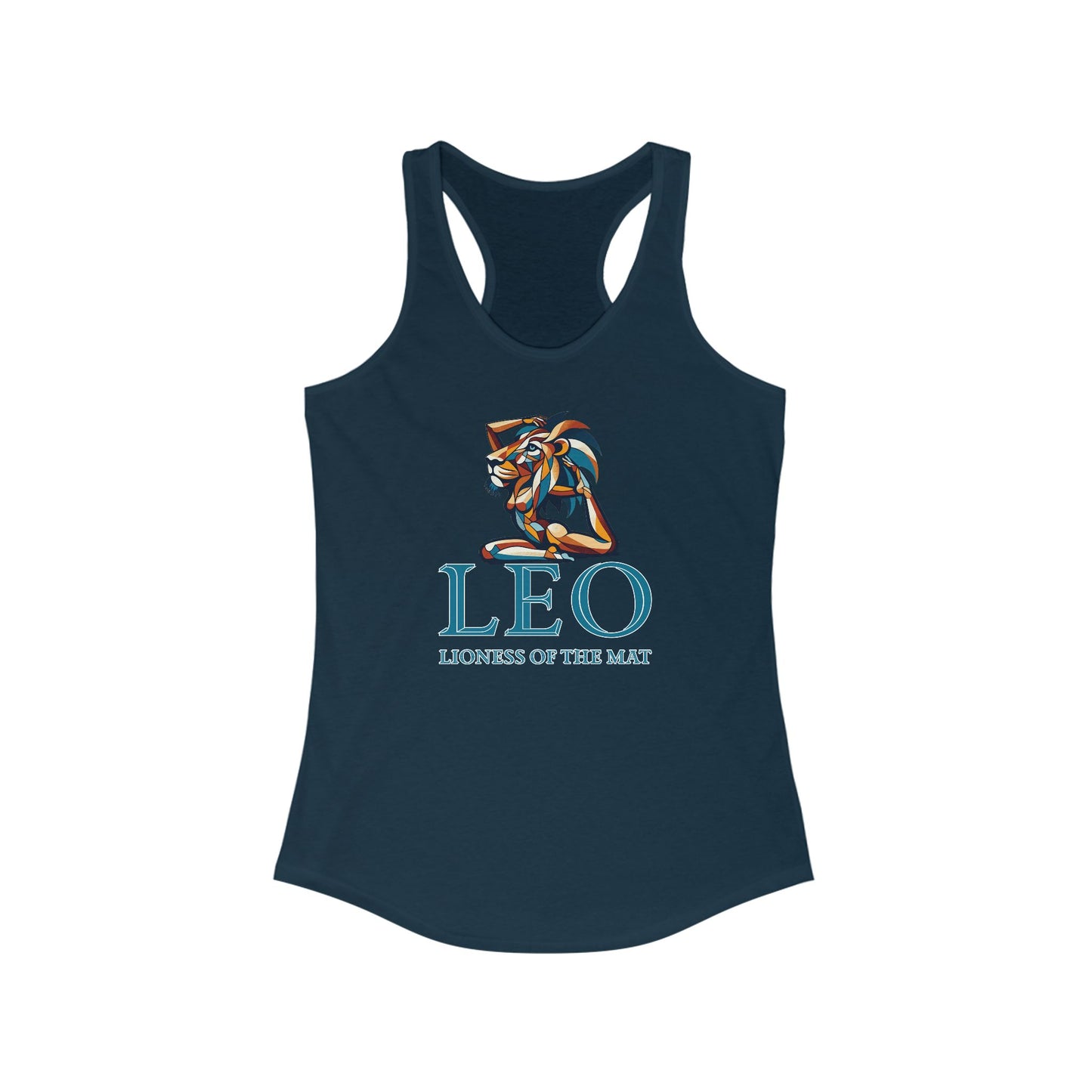 Leo Lioness of the Mat Women's Ideal Racerback Tank