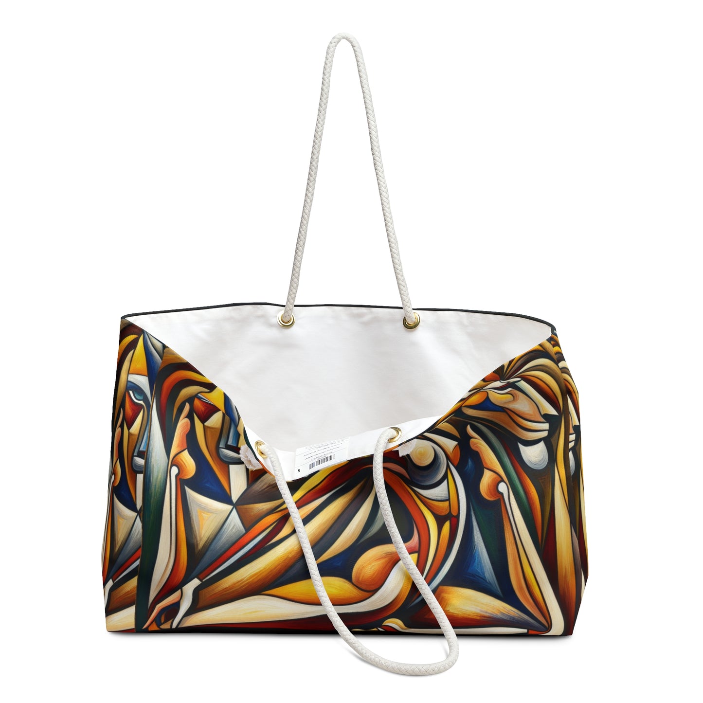 Leo Picasso-Inspired Yoga Weekender Bag