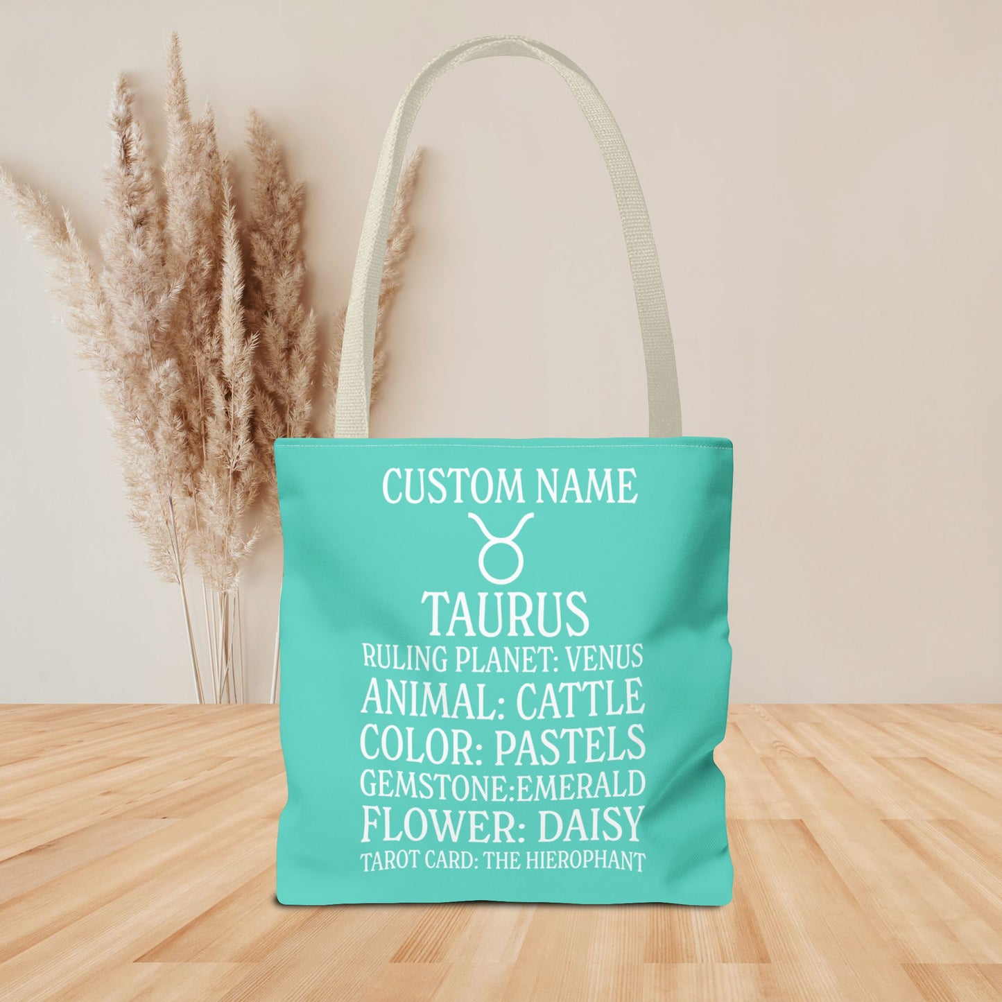 Custom Name TAURUS Tote Bag