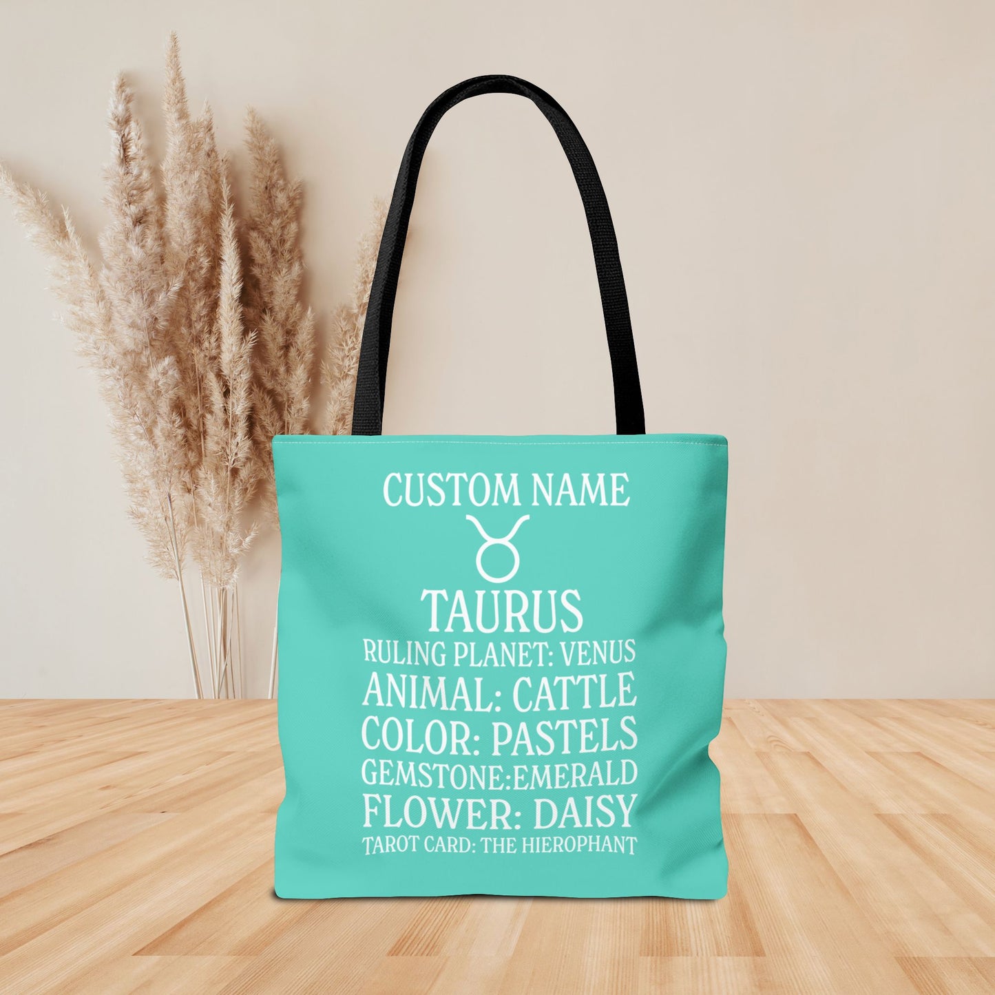 Custom Name TAURUS Tote Bag