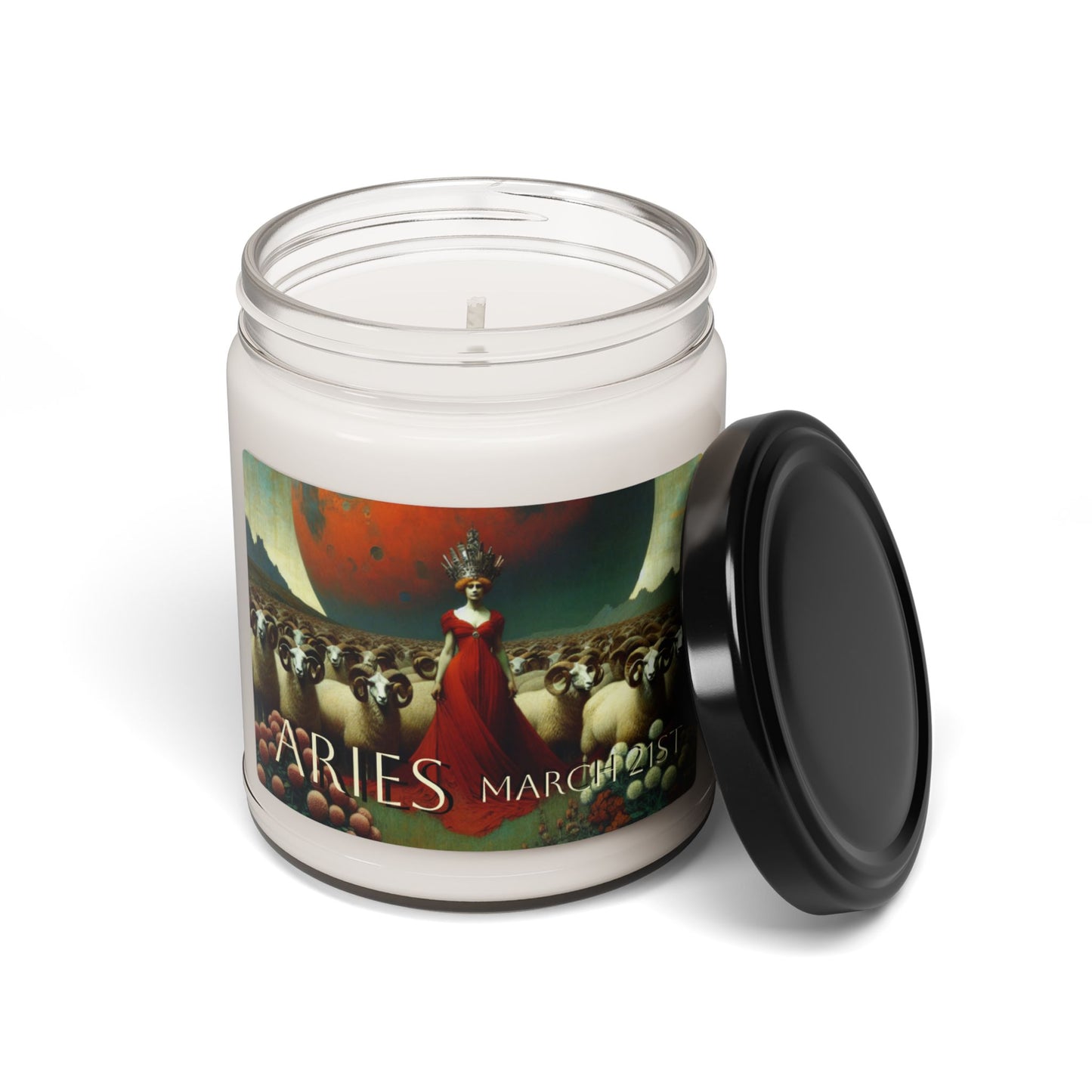 Aries Birthdate - Custom Scented Soy Candle, 9oz