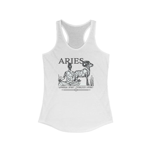 Aries Ram Yogi Women's Ideal Racerback Tank