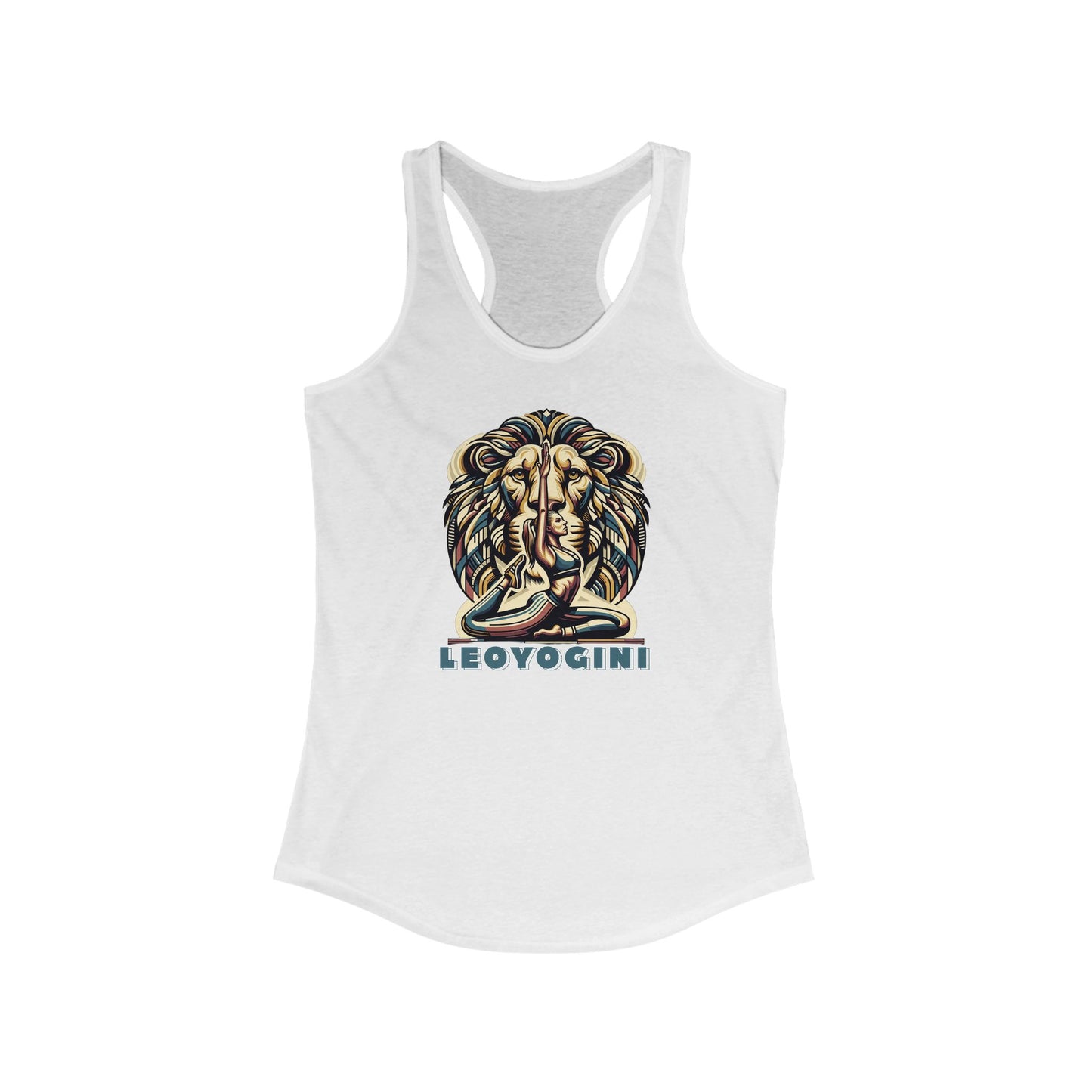 Leo Yogini Picasso Women's Ideal Racerback Tank