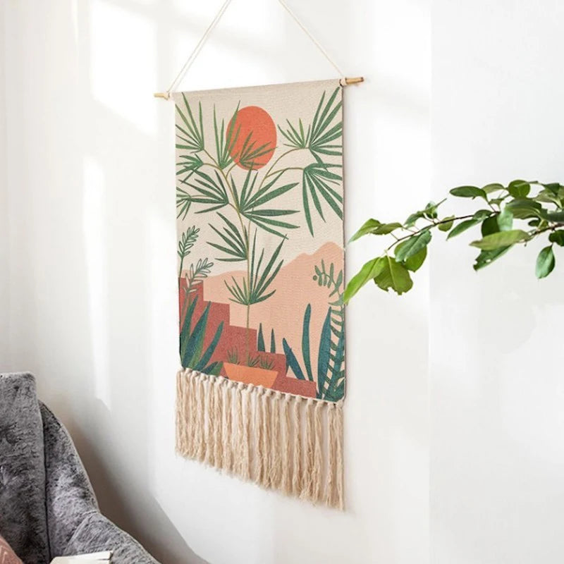 Nordic Macrame Tapestry Wall Hanging