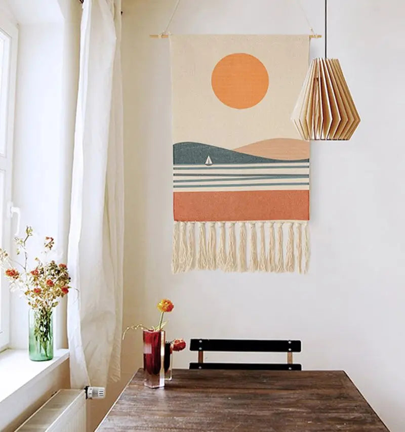 Nordic Macrame Tapestry Wall Hanging