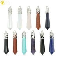 Natural Gem Stone Crystal Necklaces