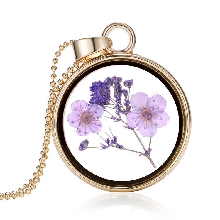 Floating Flowers Necklace