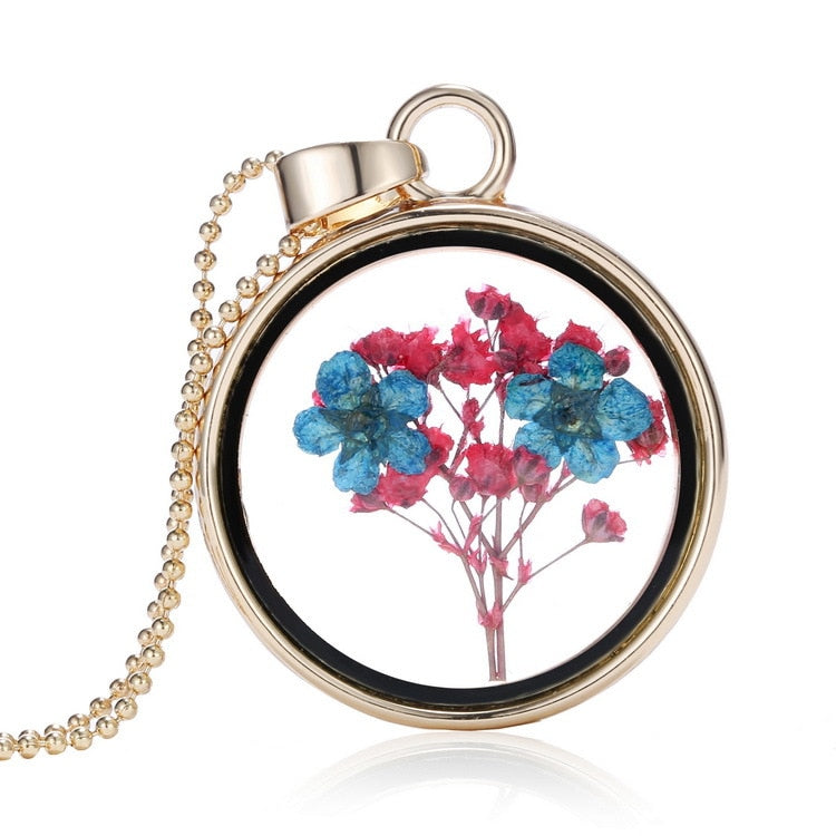 Floating Flowers Necklace