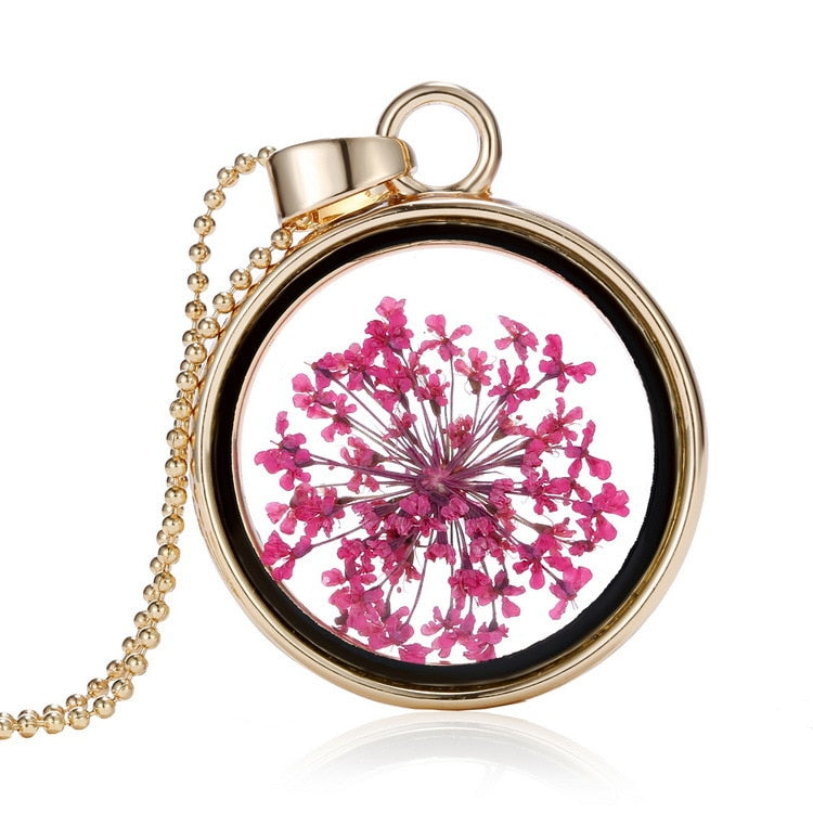 Floating Flowers Necklace