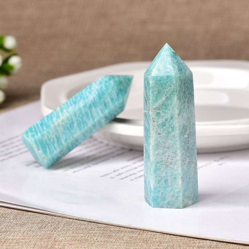 Amazonite Quartz Wand for Clarity