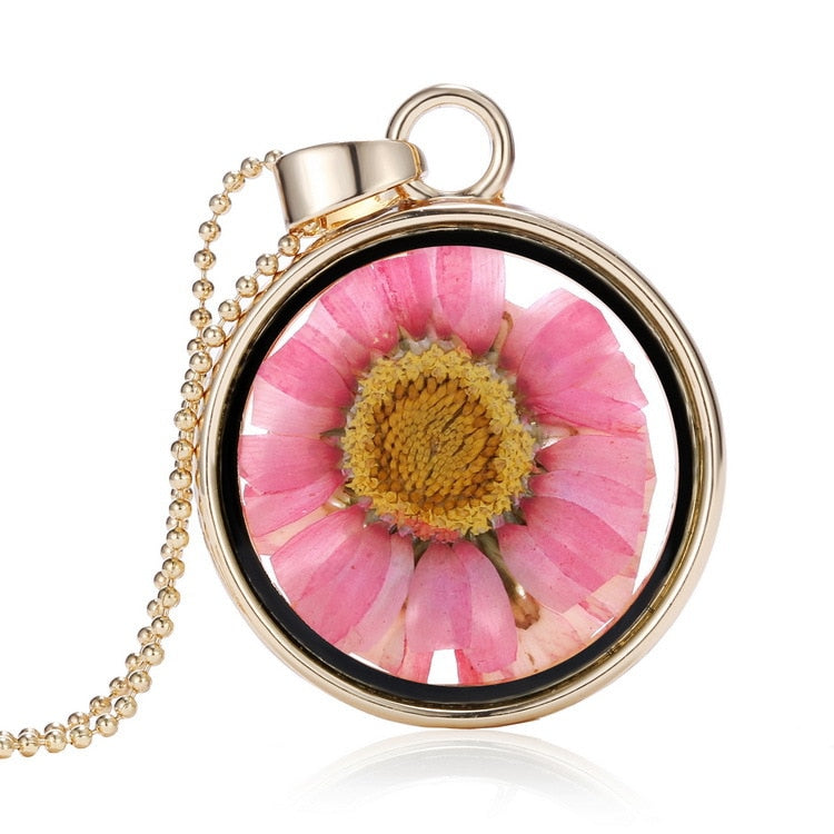 Floating Flowers Necklace