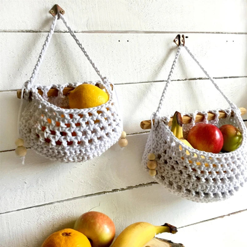 Hanging Macrame Fruit Basket