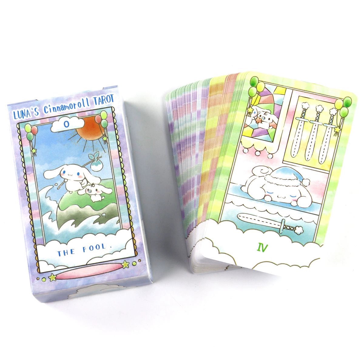 Cinnamoroll Hello Kitty Melody Kuromi Tarot Cards