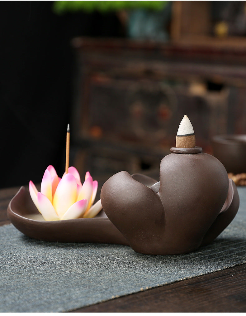 Lotus Waterfall Backflow Incense Burner