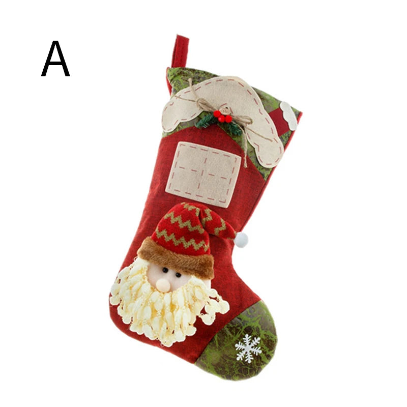 Boho Character Christmas Stockings