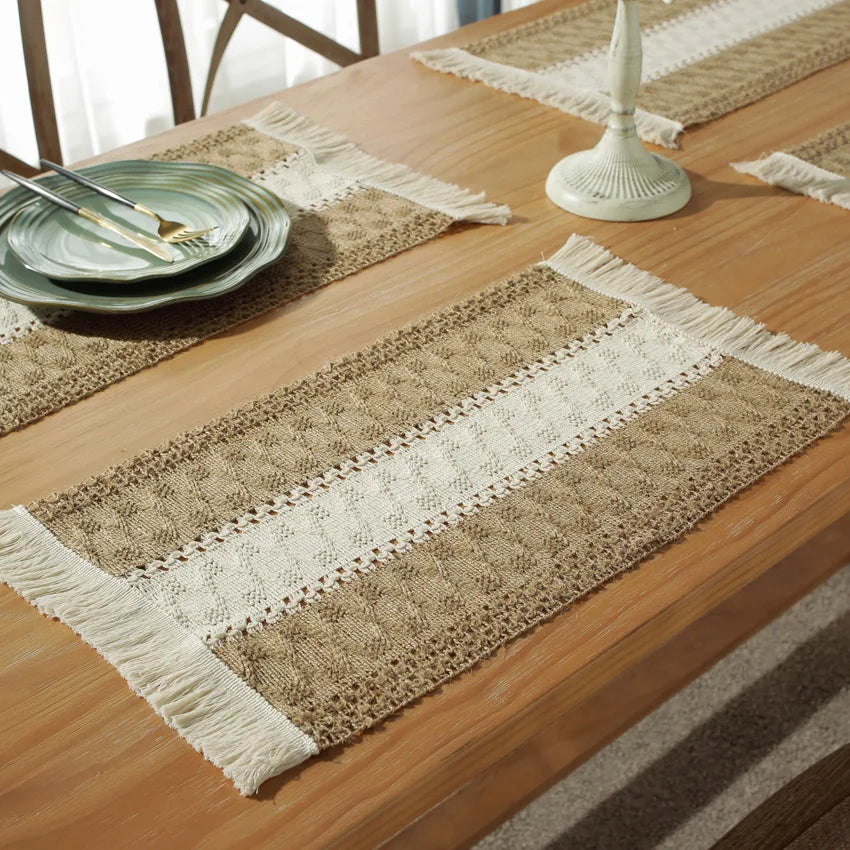 Bohemian Cotton Linen Placemats