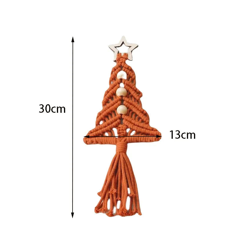 Macrame Christmas Tree Ornament