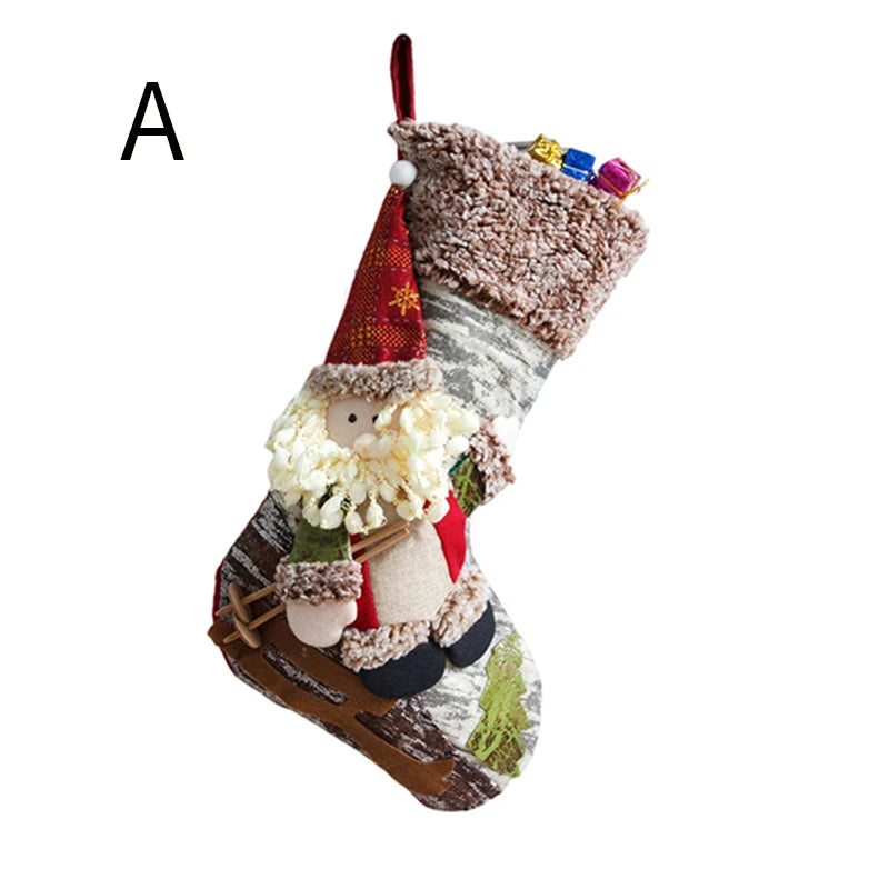 Boho Character Christmas Stockings