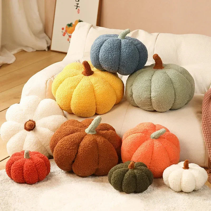 Soft Pumpkin Plush Pillows