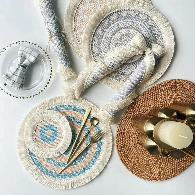 Round Bohemian Placemats