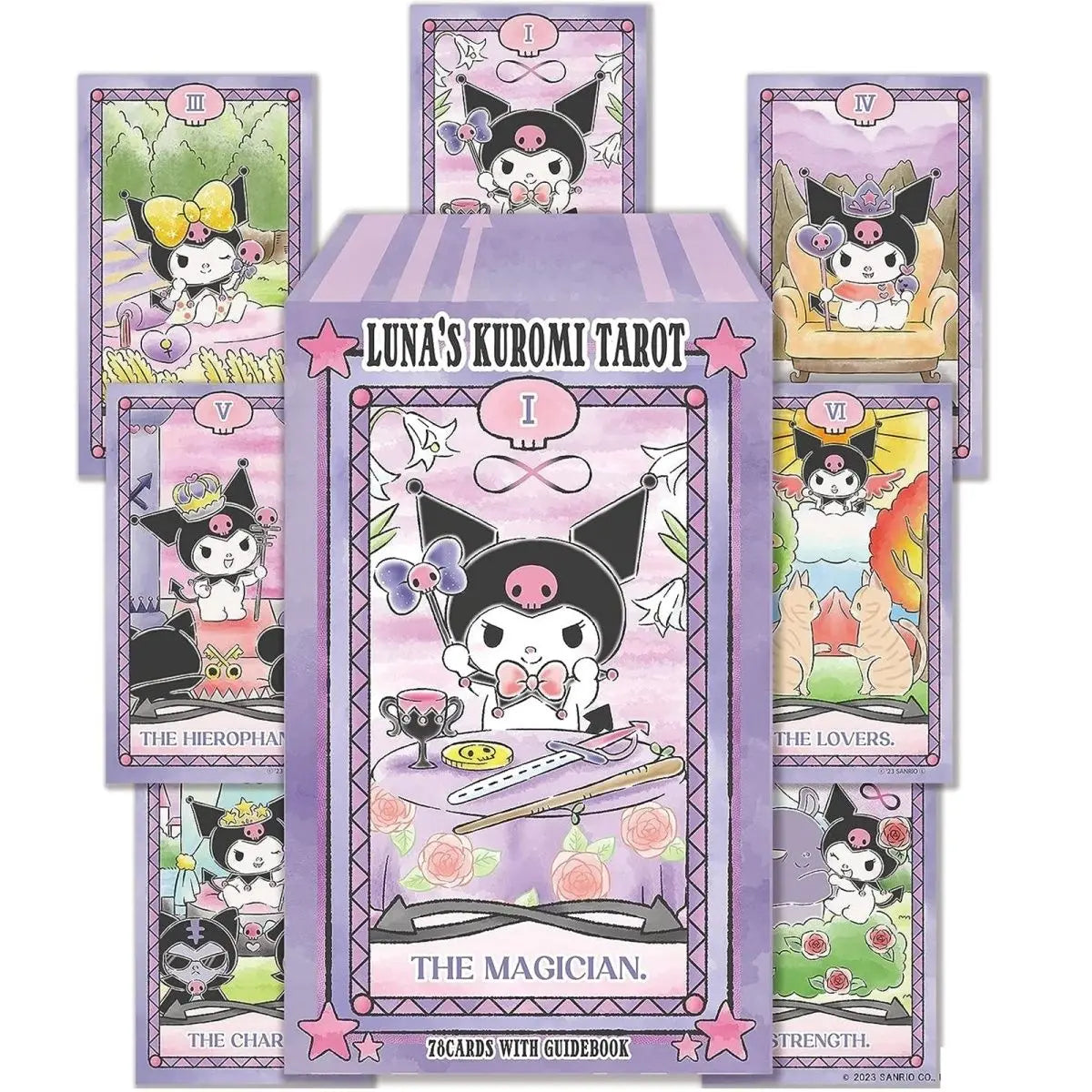 Cinnamoroll Hello Kitty Melody Kuromi Tarot Cards