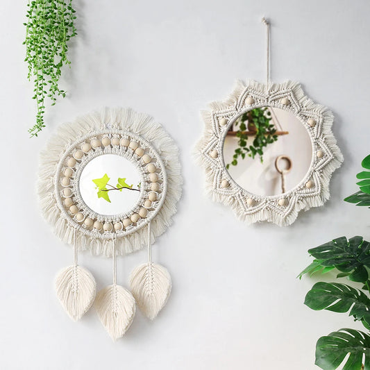 Macrame Wall Mirrors