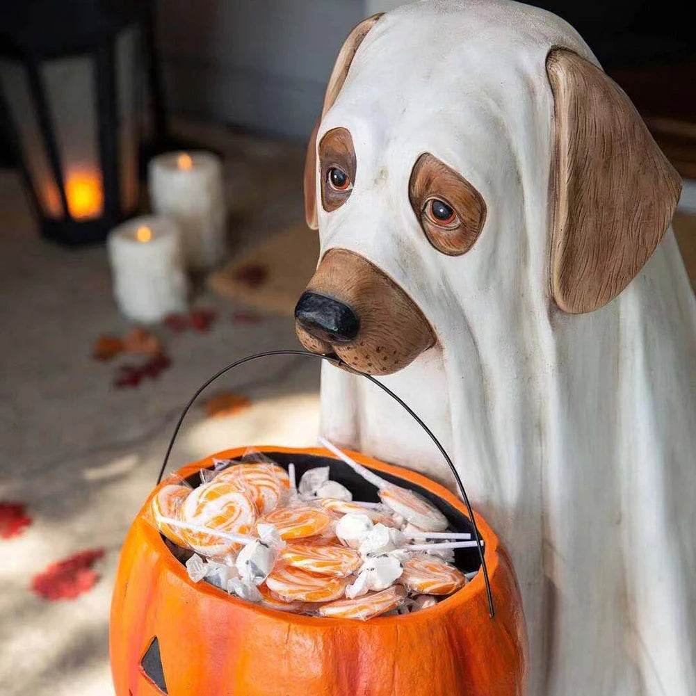 Halloween Dog or Cat Ghost Ornament