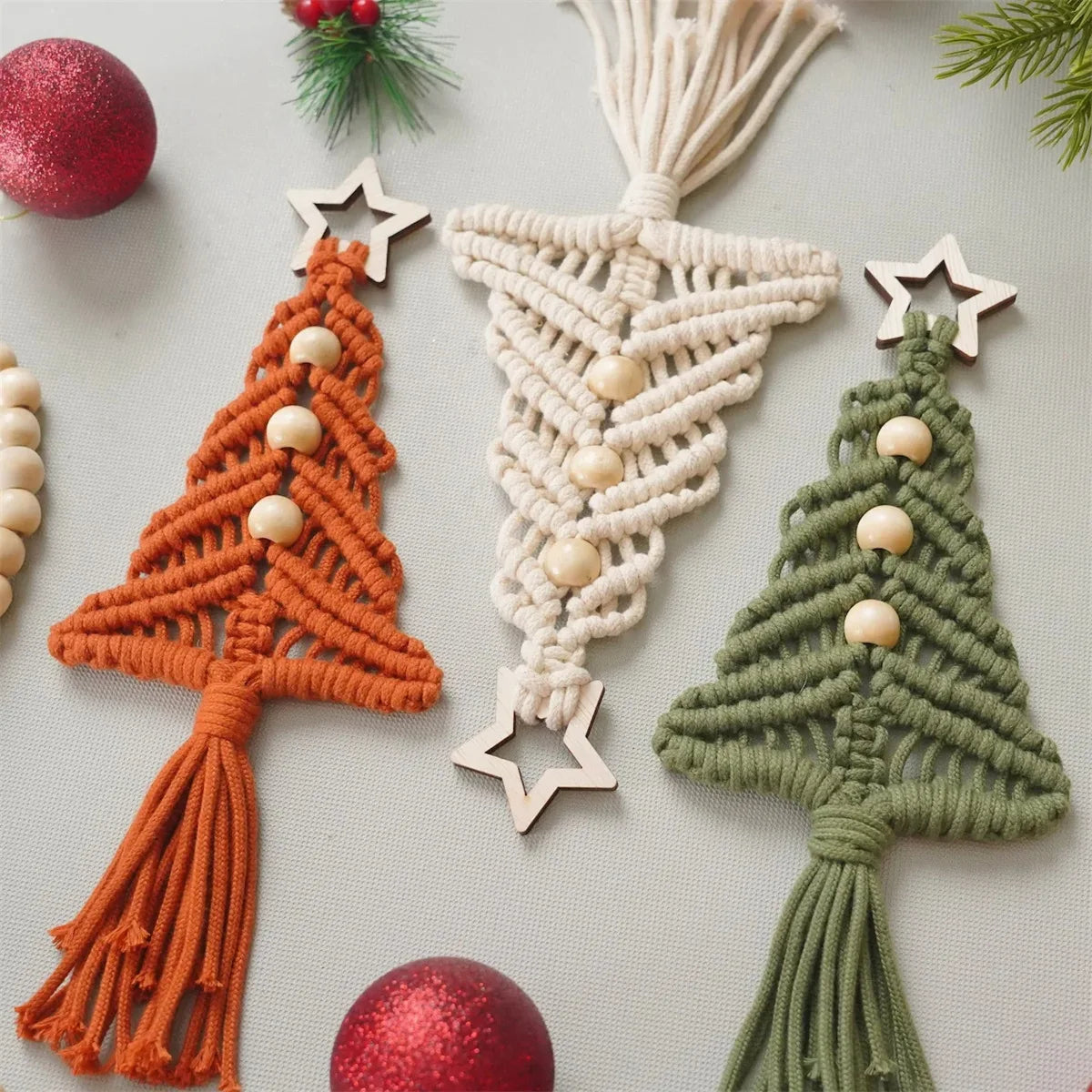 Macrame Christmas Tree Ornament