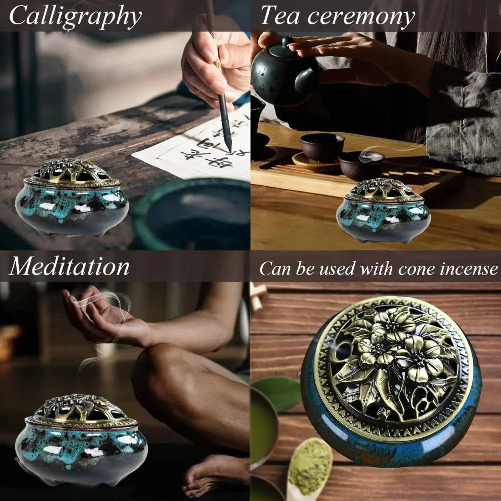 Flower Bowl Incense Burner