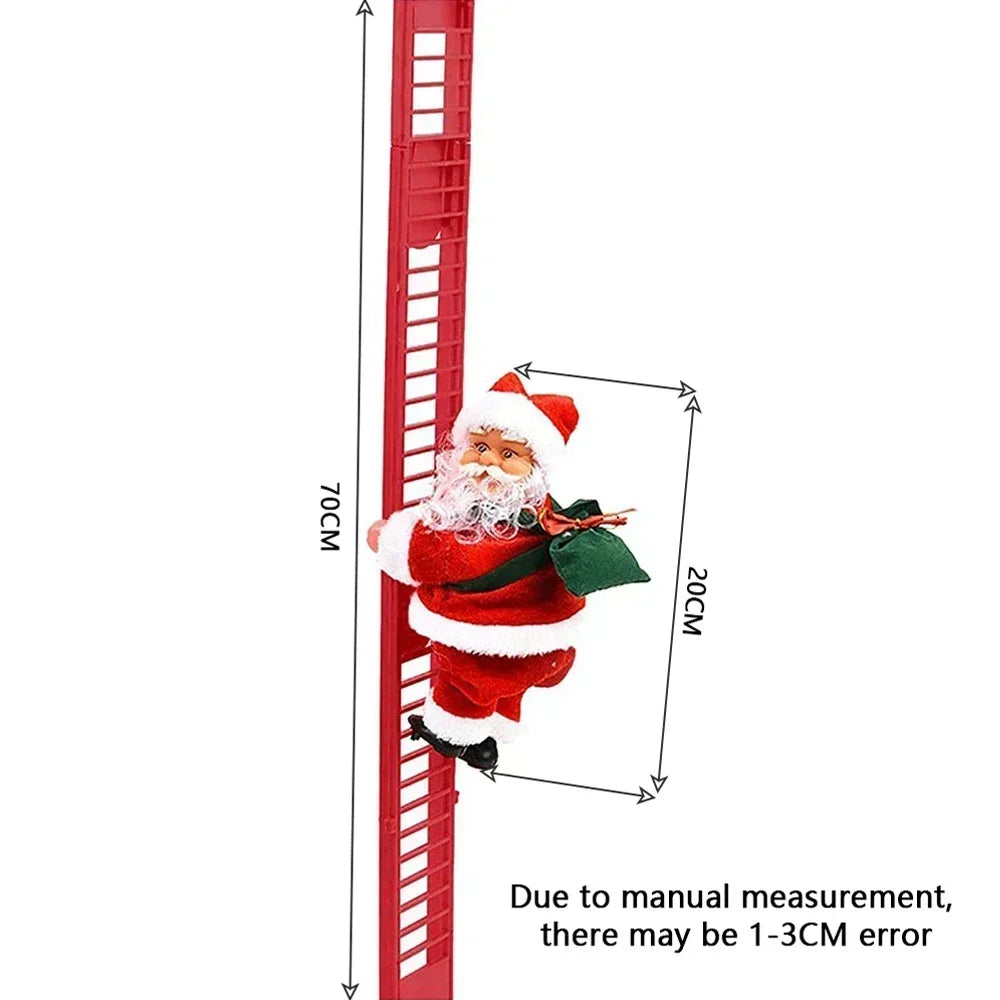 Musical Climbing Ladder Santa