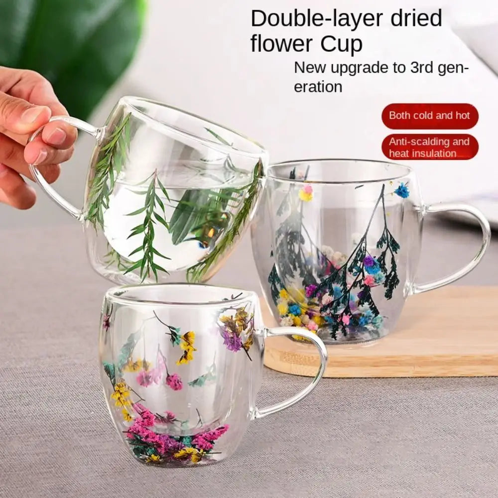 Real Dried Flowers Coffee Mug