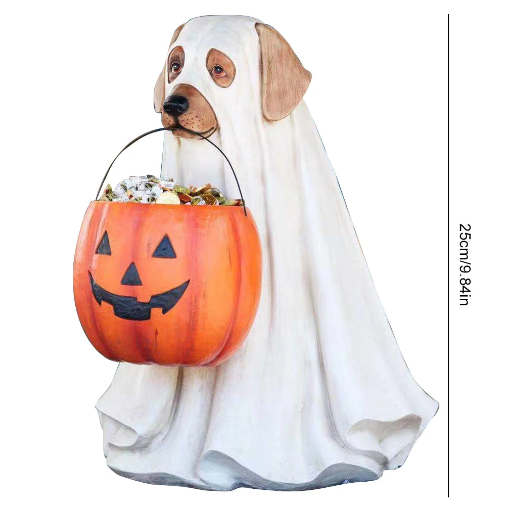 Halloween Dog or Cat Ghost Ornament