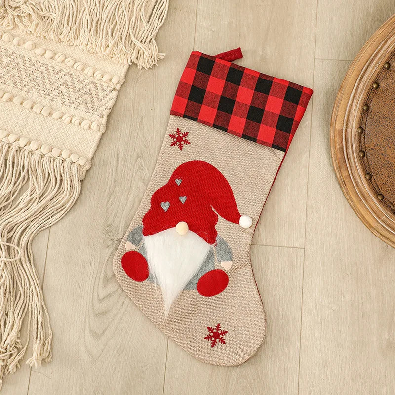 Christmas Stocking Gnome with Custom Name