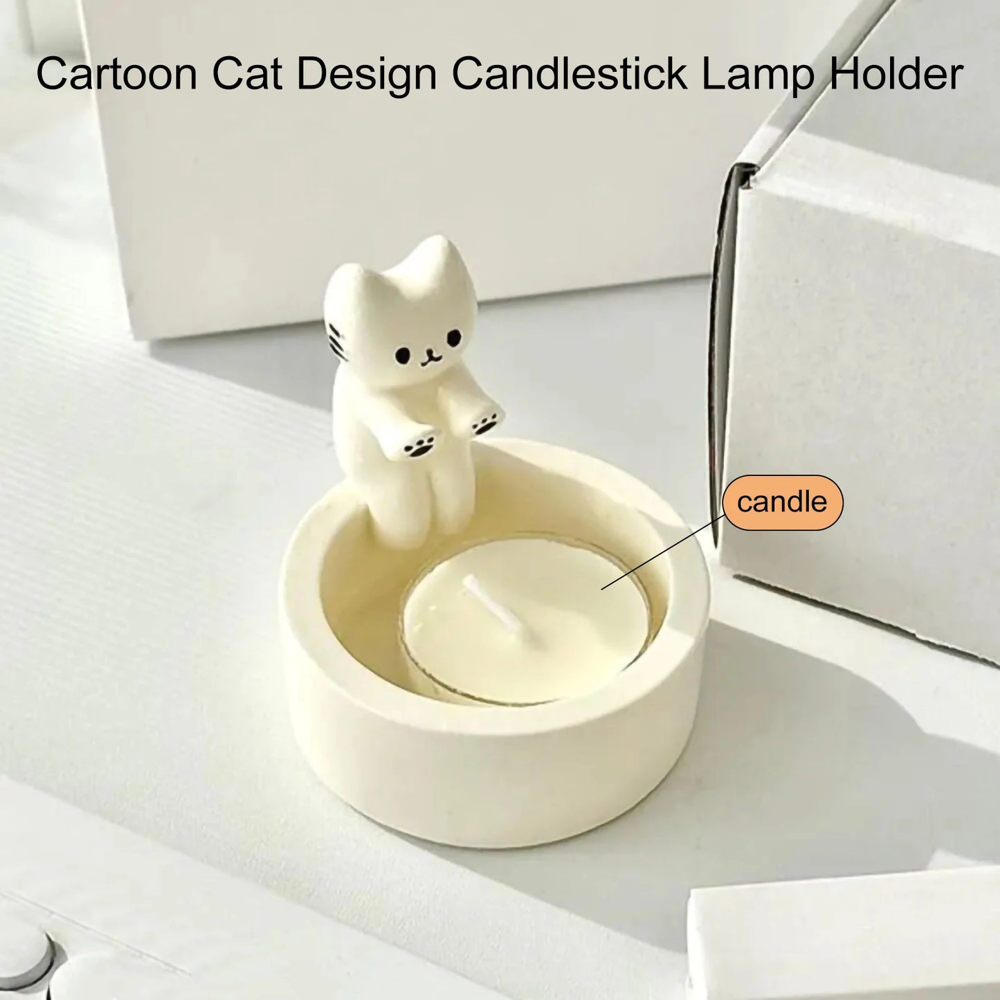 Cute Kittens Tea Candle Holder