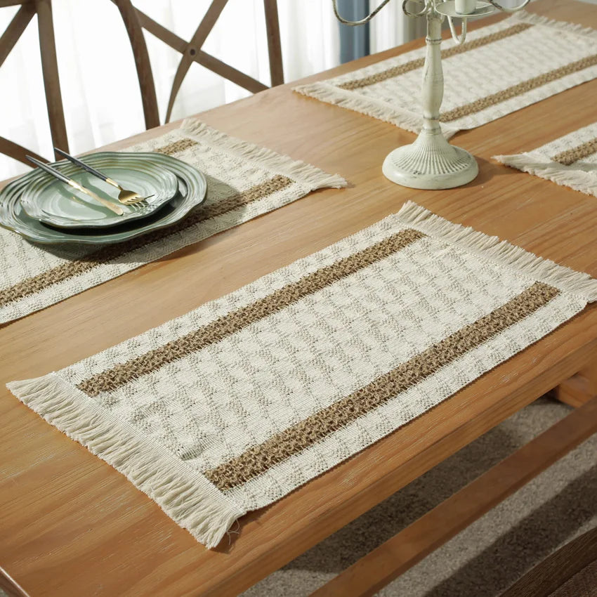 Bohemian Cotton Linen Placemats