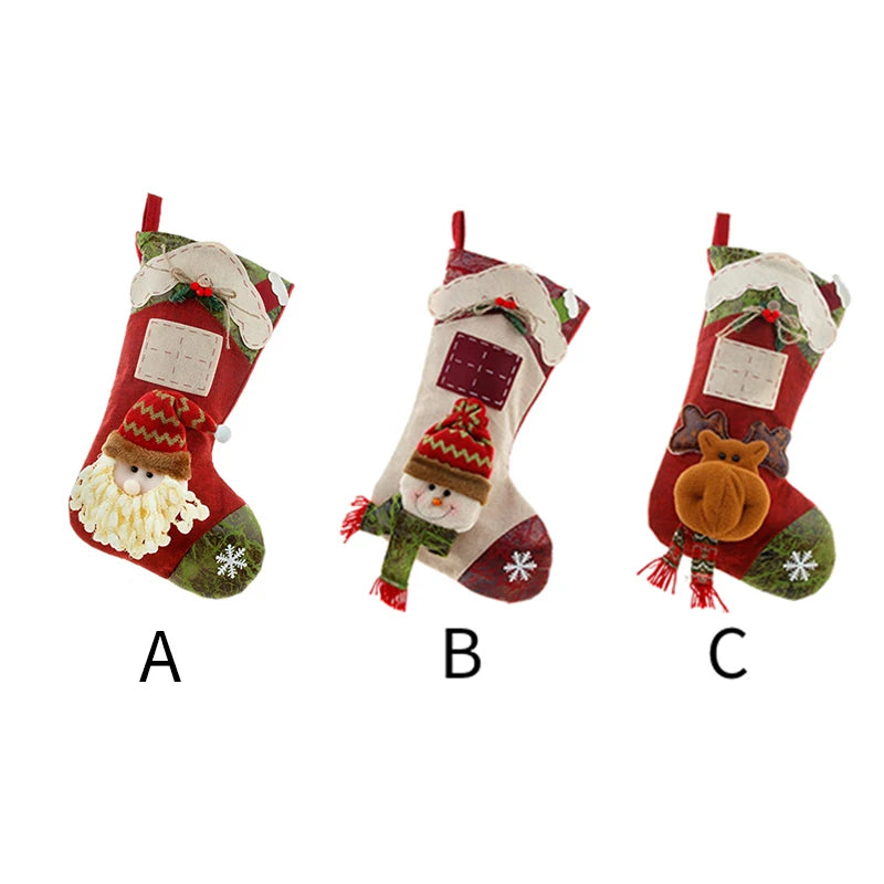 Boho Character Christmas Stockings