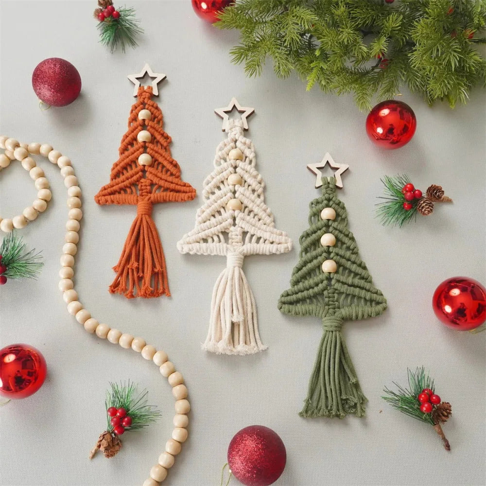 Macrame Christmas Tree Ornament