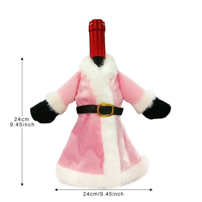 Cute Christmas Wine Bottle Covers