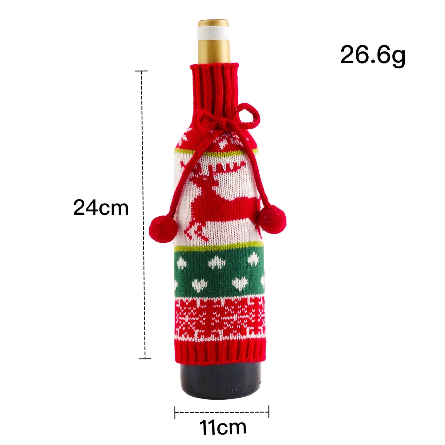 Cute Christmas Wine Bottle Covers